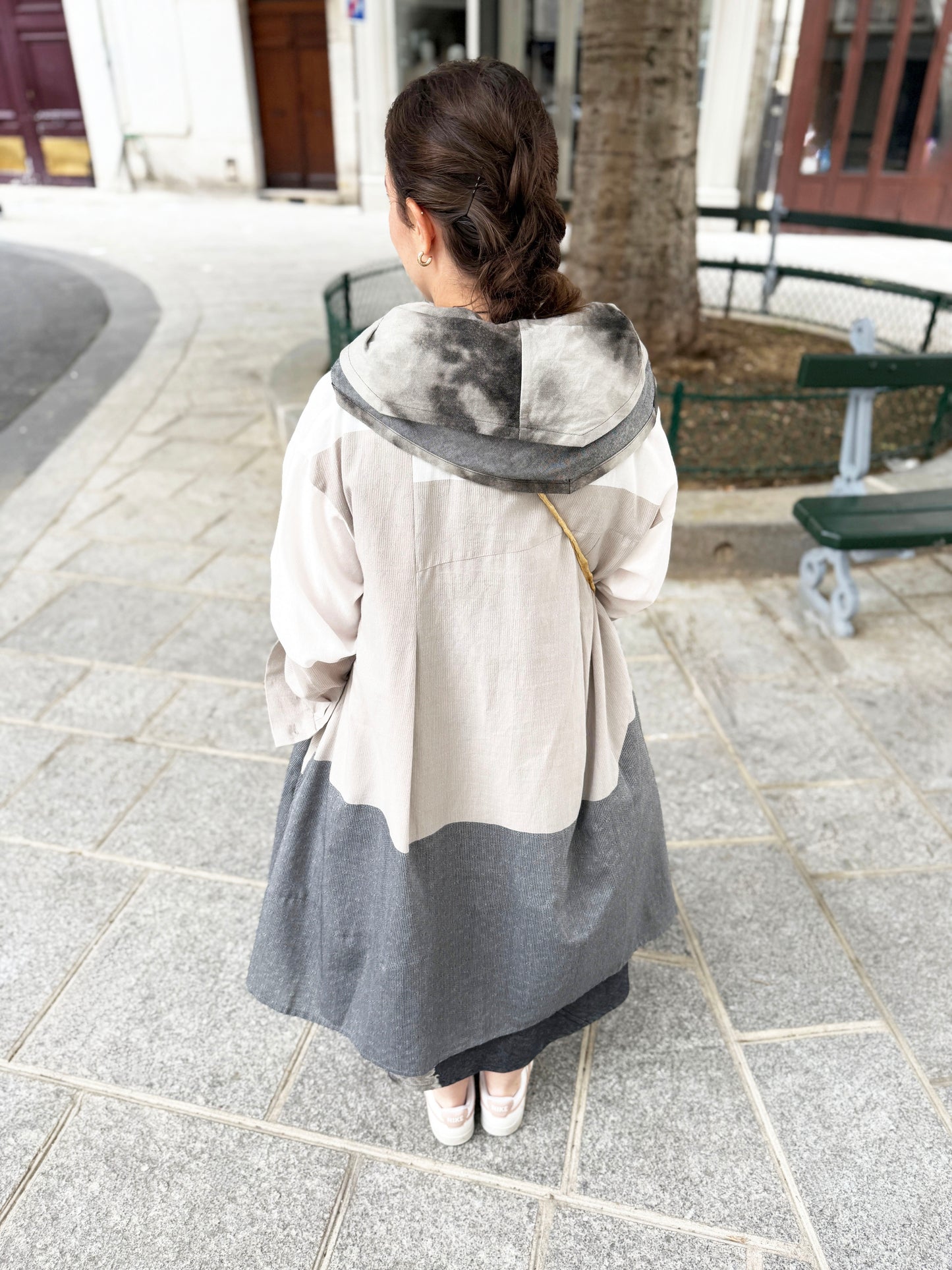 Robe Manteau Sans Manches JI U