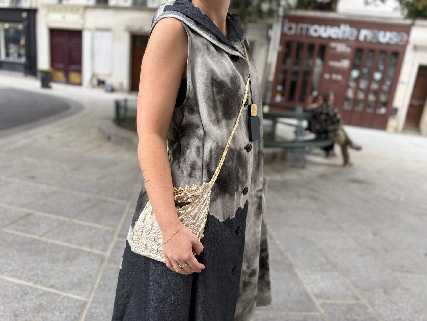 Robe Manteau Sans Manches JI U